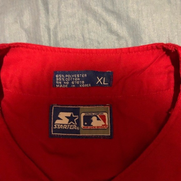 Vintage vintage Cincinnati Reds stitched jersey starter size XL - Picture 5 of 5